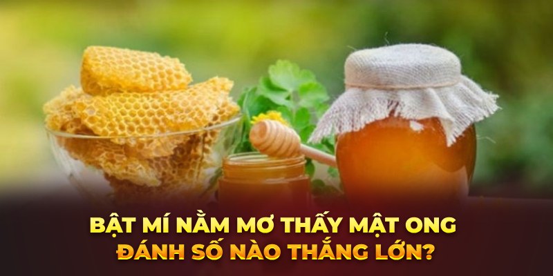 Bật mí nằm mơ thấy mật ong đánh số nào thắng lớn?